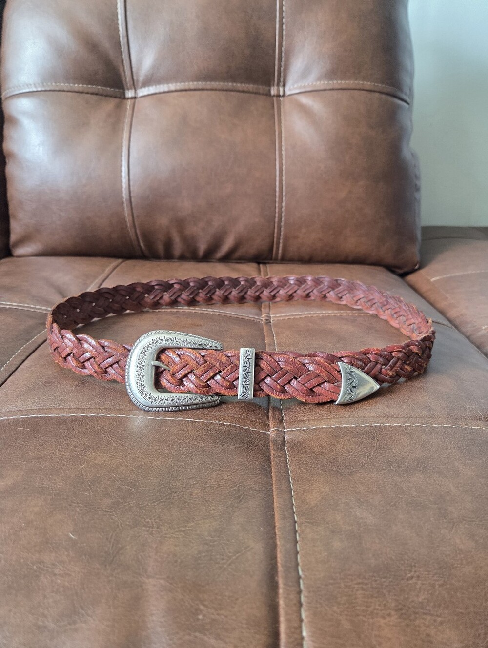 Levi's Leather Braided Western Belt